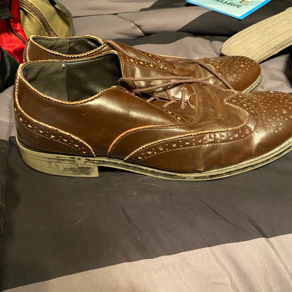 Men’s brown dress shoes Dexter brand size 12